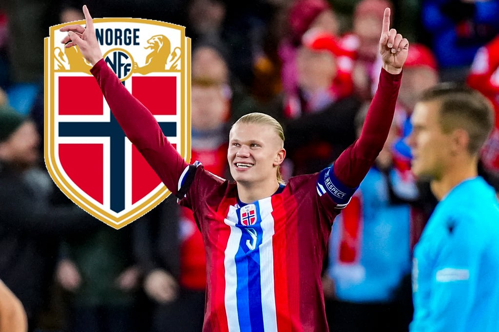 Erling Haaland se convierte en el máximo goleador de Noruega