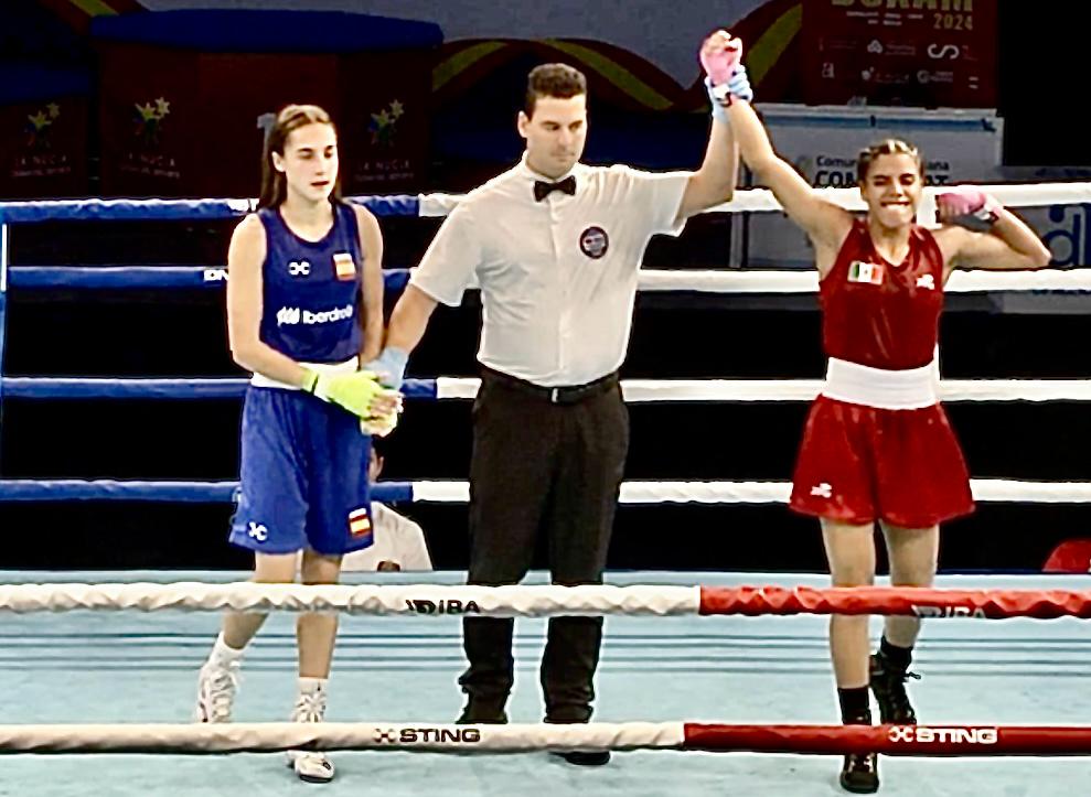 Duranguense Valeria Amparán gana oro en el BoxAm, en España