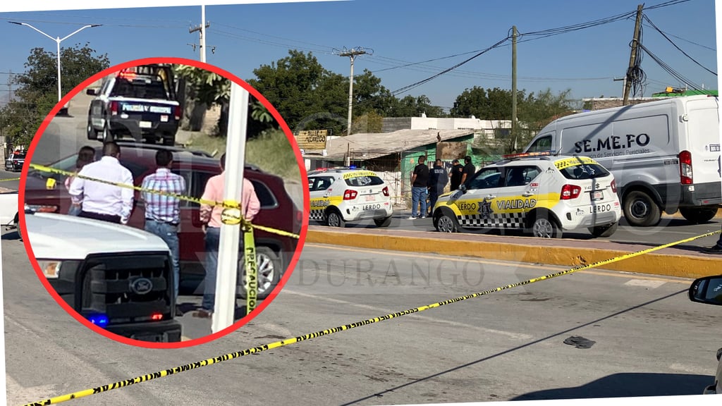 Asesinan a hombre mientras conducía camioneta en Lerdo