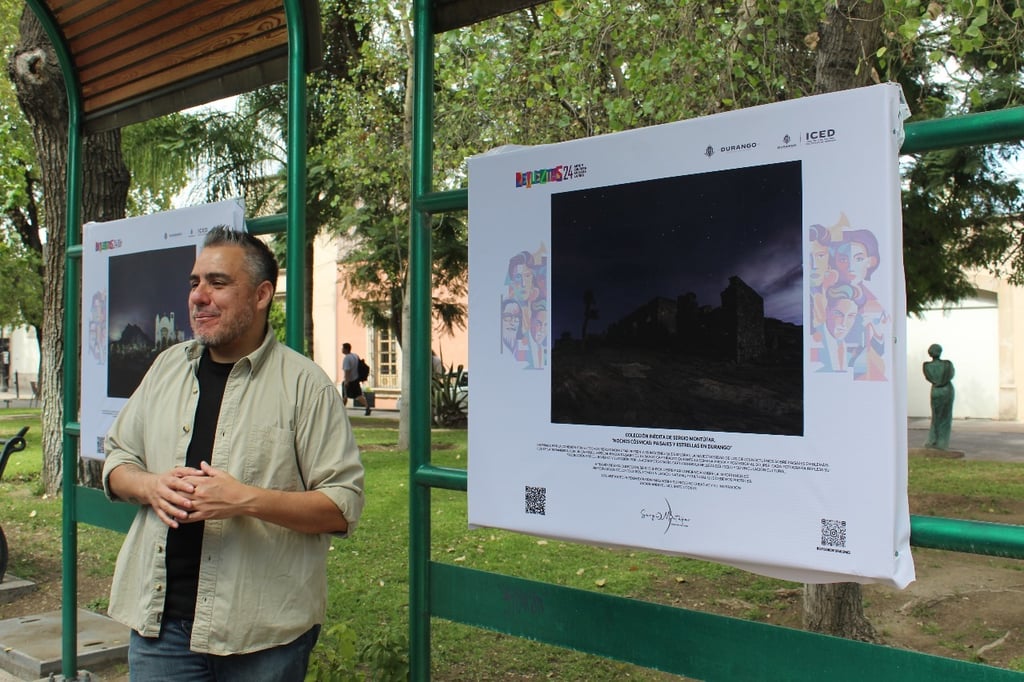 Muestra. Está compuesta por 56 fotografías se paisajes de Durango