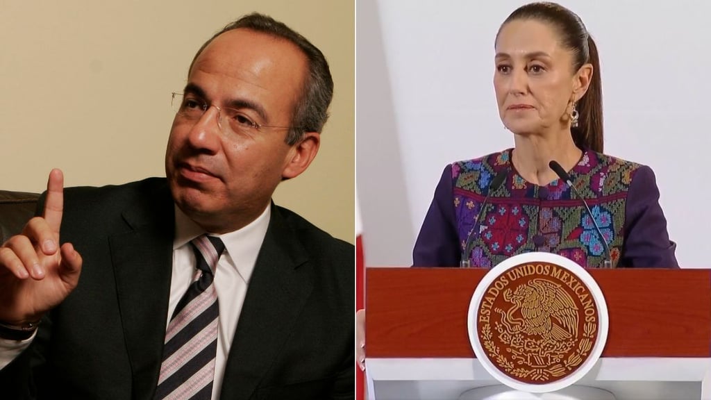 Felipe Calderón se deslinda de García Luna; Sheinbaum reacciona a sus declaraciones