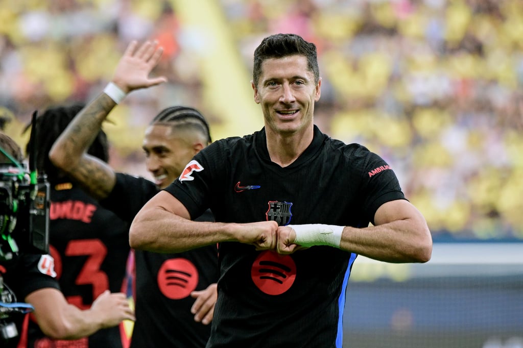 Amuleto. Lewandowski, el killer de área del Barcelona.