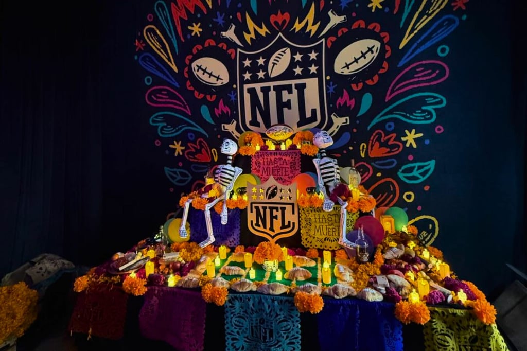 ‘Hasta la muerte’; La NFL celebra el Día de Muertos con espectaculares ofrendas