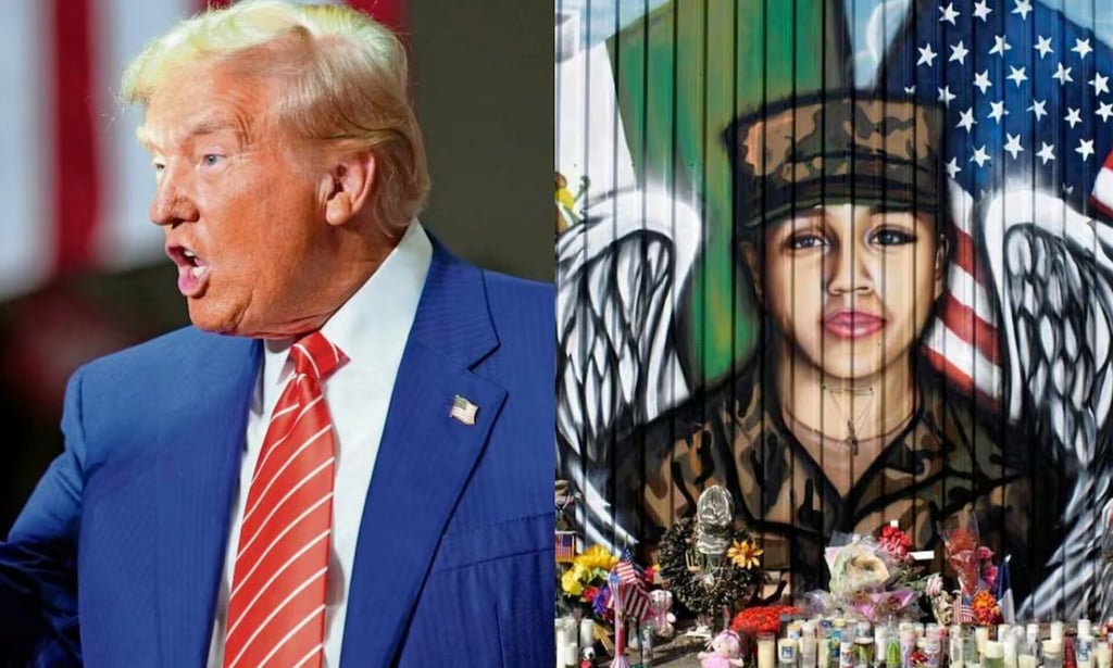 'No cuesta 60 mil dólares enterrar a un maldito mexicano'; Trump se negó a pagar por funeral de soldado Vanessa Guillén