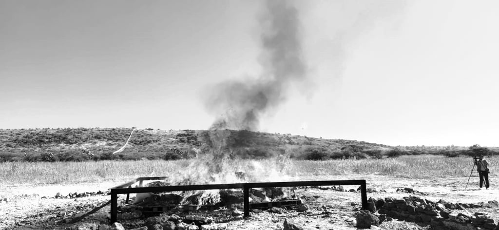 Procedimiento. El agente del Ministerio Público Federal tomó conocimiento de este proceso de destrucción, realizado en el campo militar 5 de Mayo.