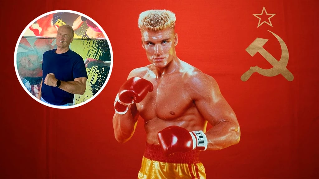 Dolph Lundgren, actor de Rocky, es captado en un gimnasio de Durango