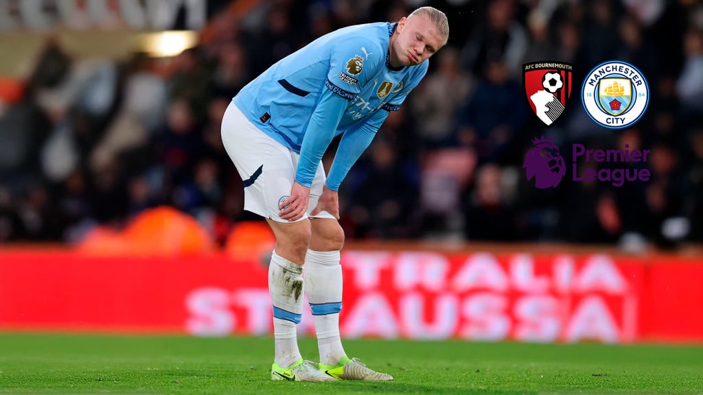 Manchester City cae ante el Bournemouth y pierde el liderato de Premier League