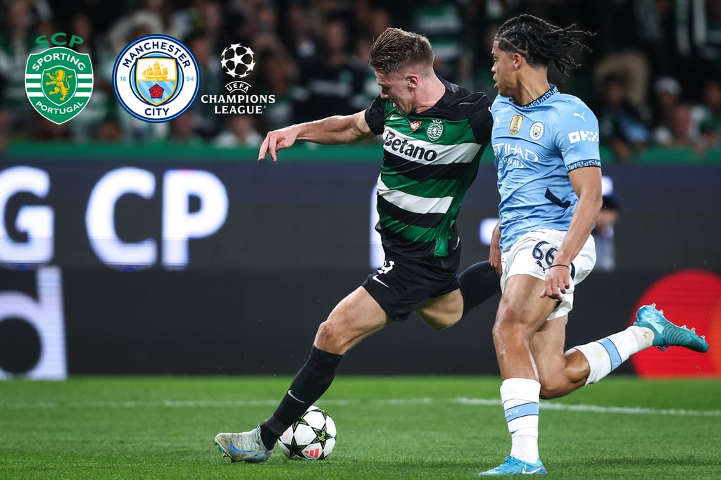 Manchester City cae goleado en Champions League ante el Sporting CP