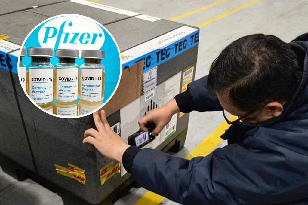 Vacunación: Llega cargamento de Pfizer contra covid-19 a México