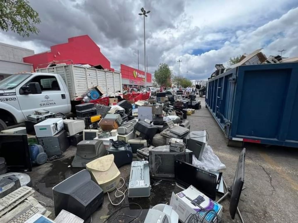 Basura. Más de 100 toneladas de residuos electrónicos se han recolectado con estas jornadas del Reciclatón.