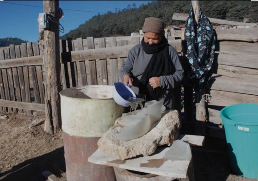 Termómetro bajó hasta -12.5 grados en la sierra de Durango