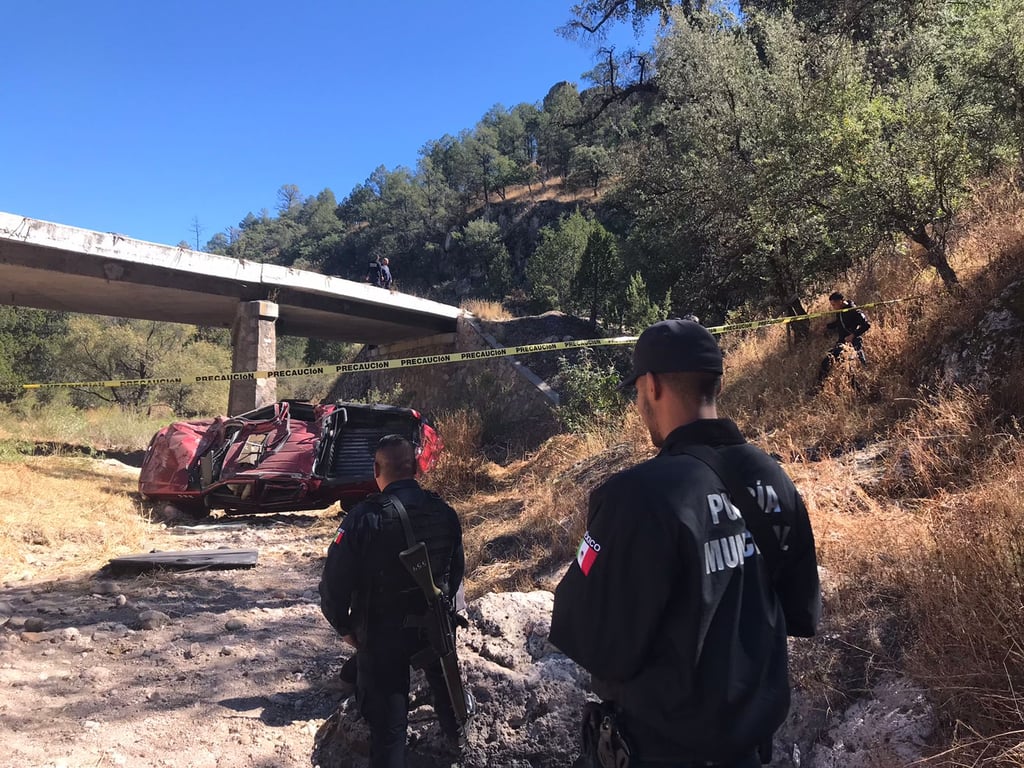 Hombre perdió la vida en una volcadura en Tepehuanes