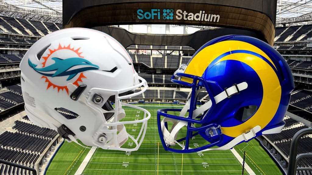 NFL: ¿A qué hora y por dónde ver el Miami Dolphins vs Los Angeles Rams?