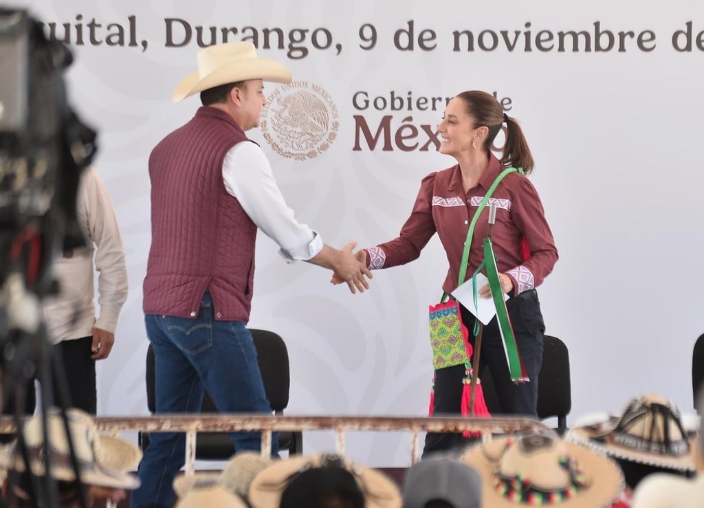 Postura. Esteban Villegas Villarreal agradeció a la Presidenta Claudia Sheinbaum Pardo por contemplar a la entidad para realizar las acciones de bacheo, mapeo, deshierbe, limpieza de cunetas y repavimentación en carreteras libres de peaje.