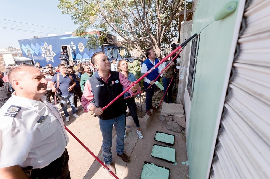 Sector.  El gobernador Esteban Villegas Villarreal dio arranque al programa 'Transformando Entornos para la Prevención del Delito' en la colonia San José lll.