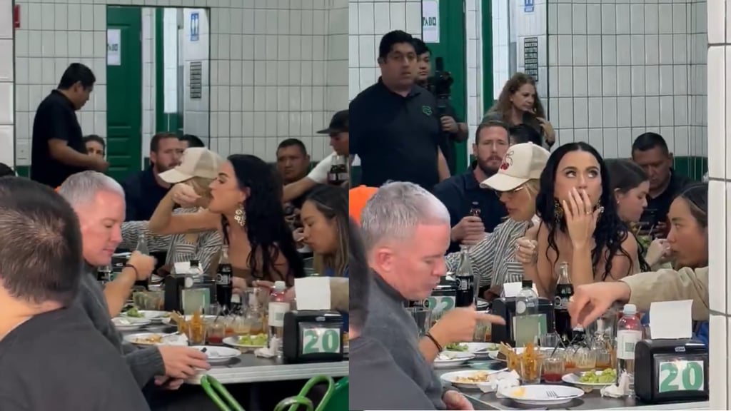 Katy Perry acude a famosa taquería en México | VIDEO