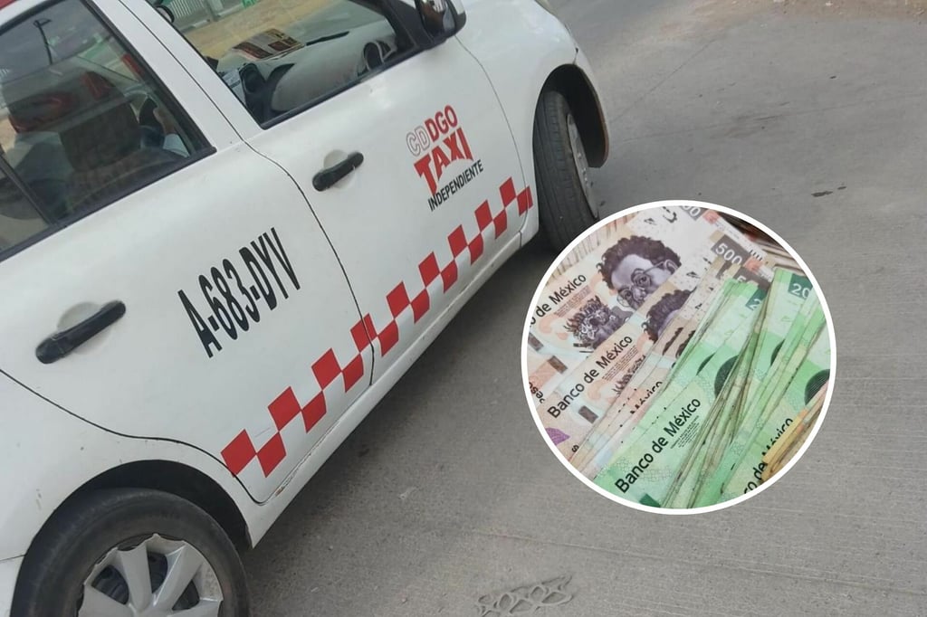 Olvidan pañalera con 7 mil pesos en un taxi, piden ayuda para localizarlo