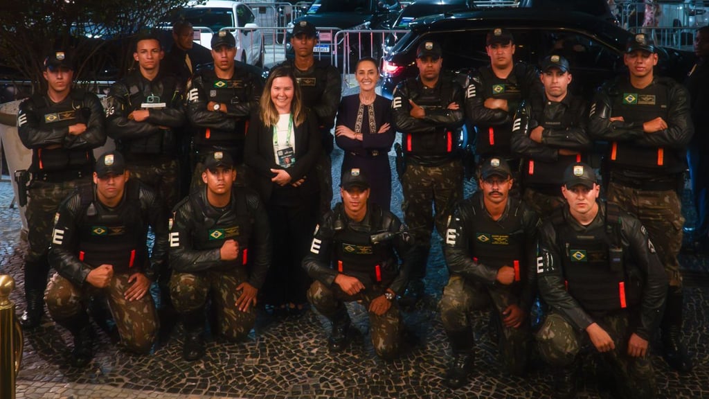 Publica Claudia Sheinbaum fotografía con el Batallón de Policía del Ejército y Federal