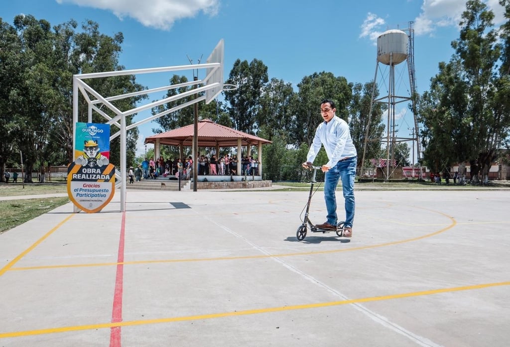 Apoyo. El Presupuesto Participativo no solo transforma espacios, sino también vidas', destacó Toño Ochoa.