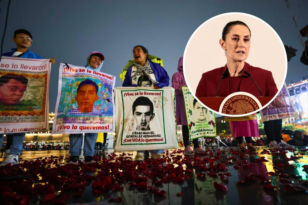 Caso Ayotzinapa: Sheinbaum alista reunión con padres de los 43 normalistas