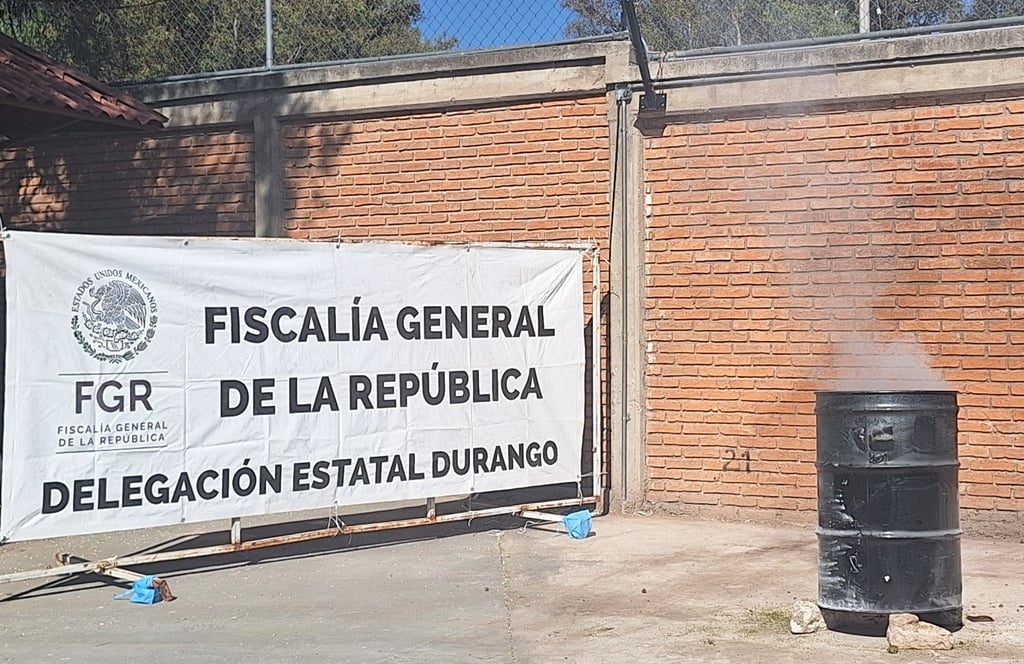 Más de 20 kilos de droga fueron incinerados en Durango