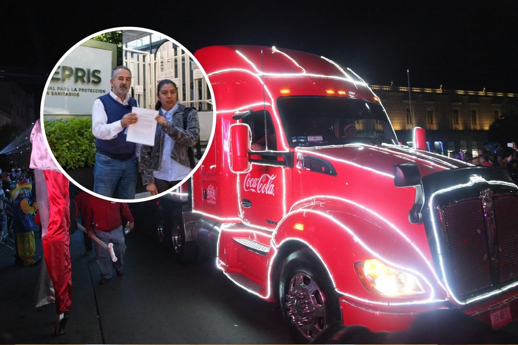 ¿La Caravana Navideña Coca-Cola es delincuente?, exigen a la Cofepris que la detenga