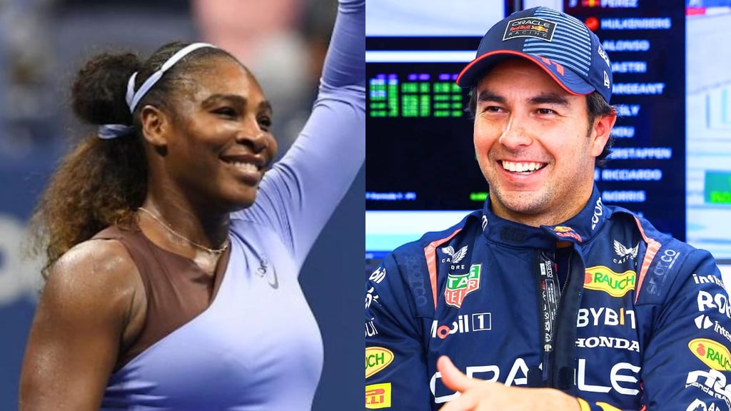 ¿'Checo' Pérez y Serena Williams estarán en México? Esto es lo que sabemos