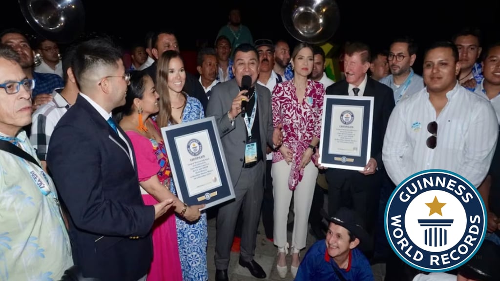 Mazatlán impone Récord Guinness con la banda de música folclórica más grande del mundo | VIDEOS