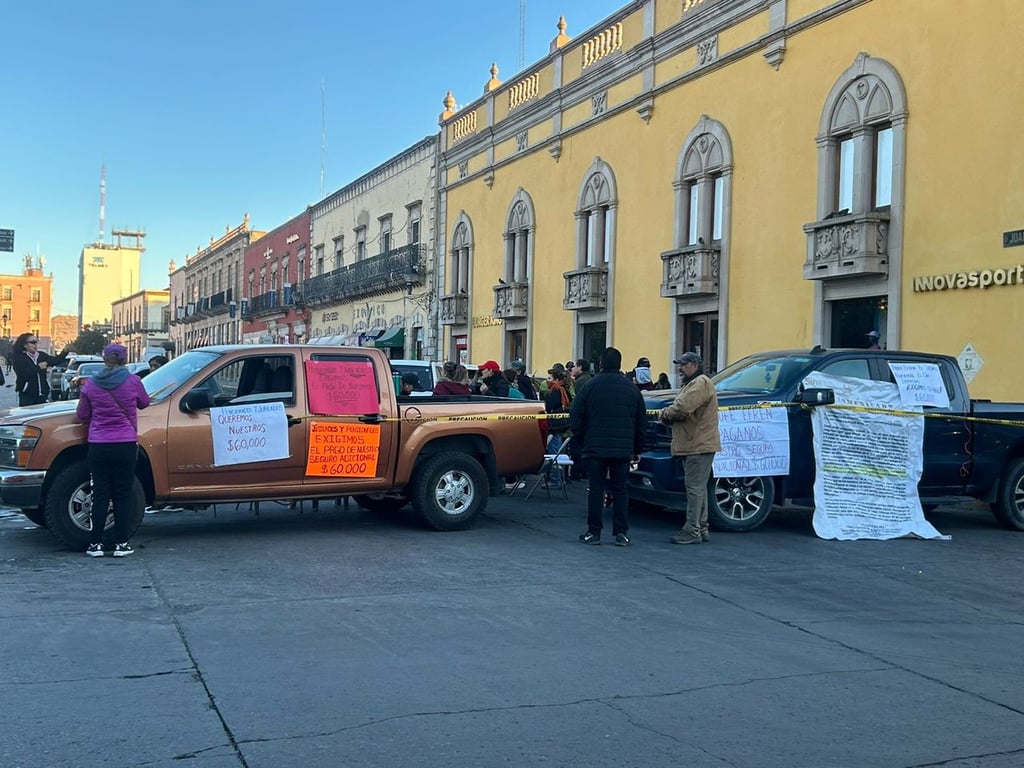 Manifestación. Al no tener respuesta, se recurrió al cierre de la calle Juárez, la mañana del jueves. 