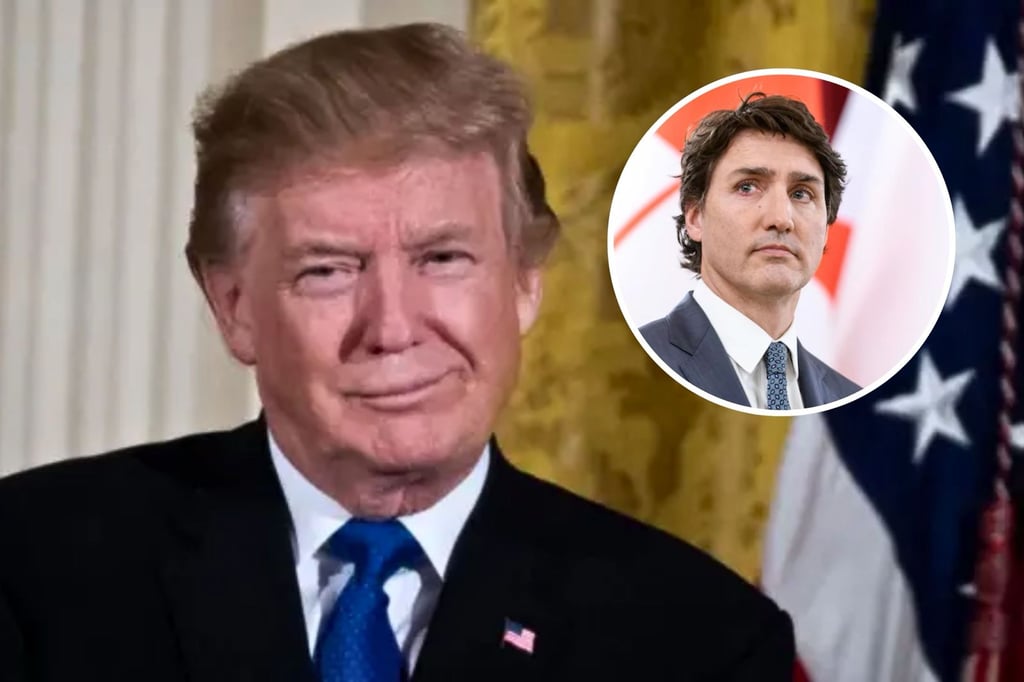 Trump vuelve a burlarse... y amenazar a Trudeau; lo llama 'gobernador del gran estado de Canadá'