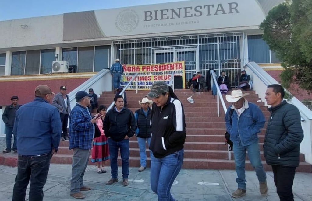 Cerrada. La Delegación de Bienestar duró cerrada más de una semana por productores del programa Sembrando Vida que exigían el pago de sus bimestres; las autoridades revisan caso por caso.