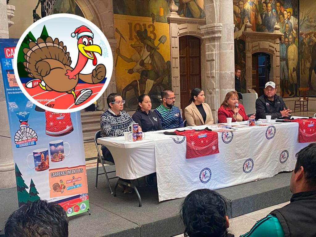 'Carrera del Pavo Durango 5K' es presentada en el Museo Francisco Villa