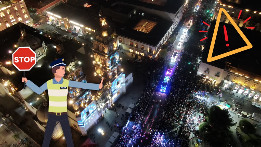 ¡Toma precauciones! Por desfile navideño, cerrarán estas calles en Durango