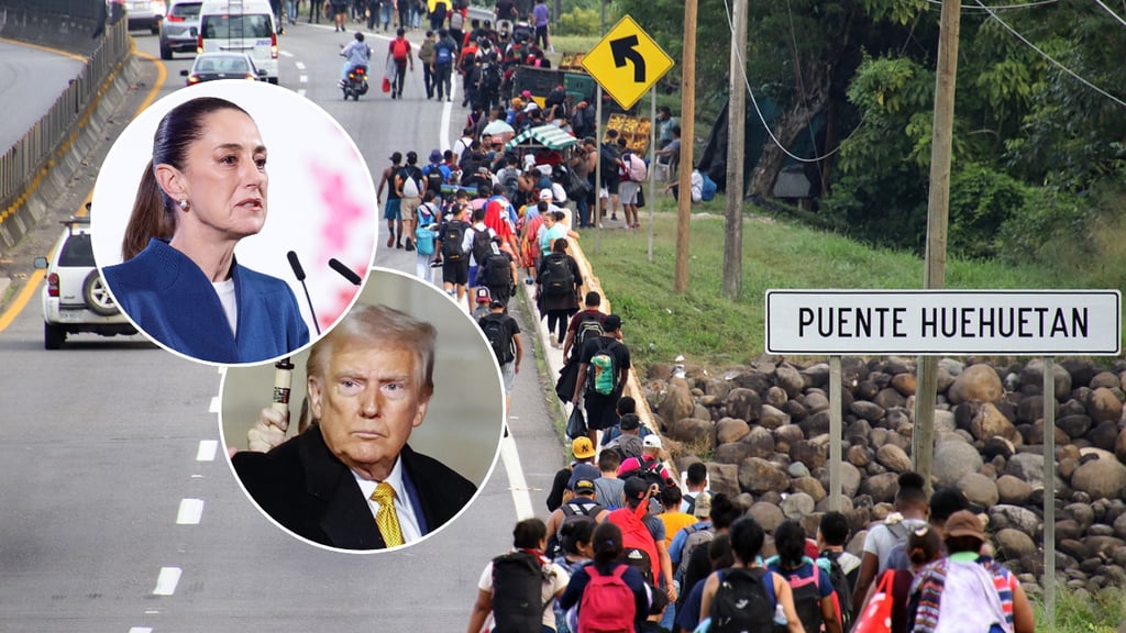 ¿México recibirá a los migrantes deportados de EU por Trump? Esto dijo Claudia Sheinbaum