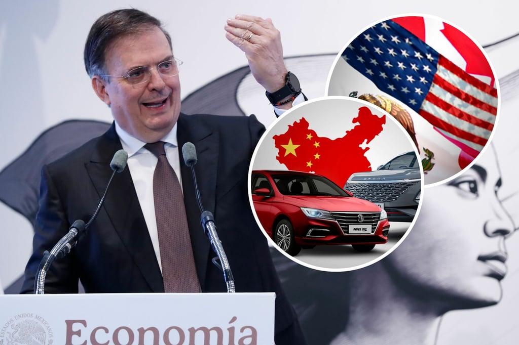 T-MEC: Ebrard niega que se fabriquen automóviles chinos en México