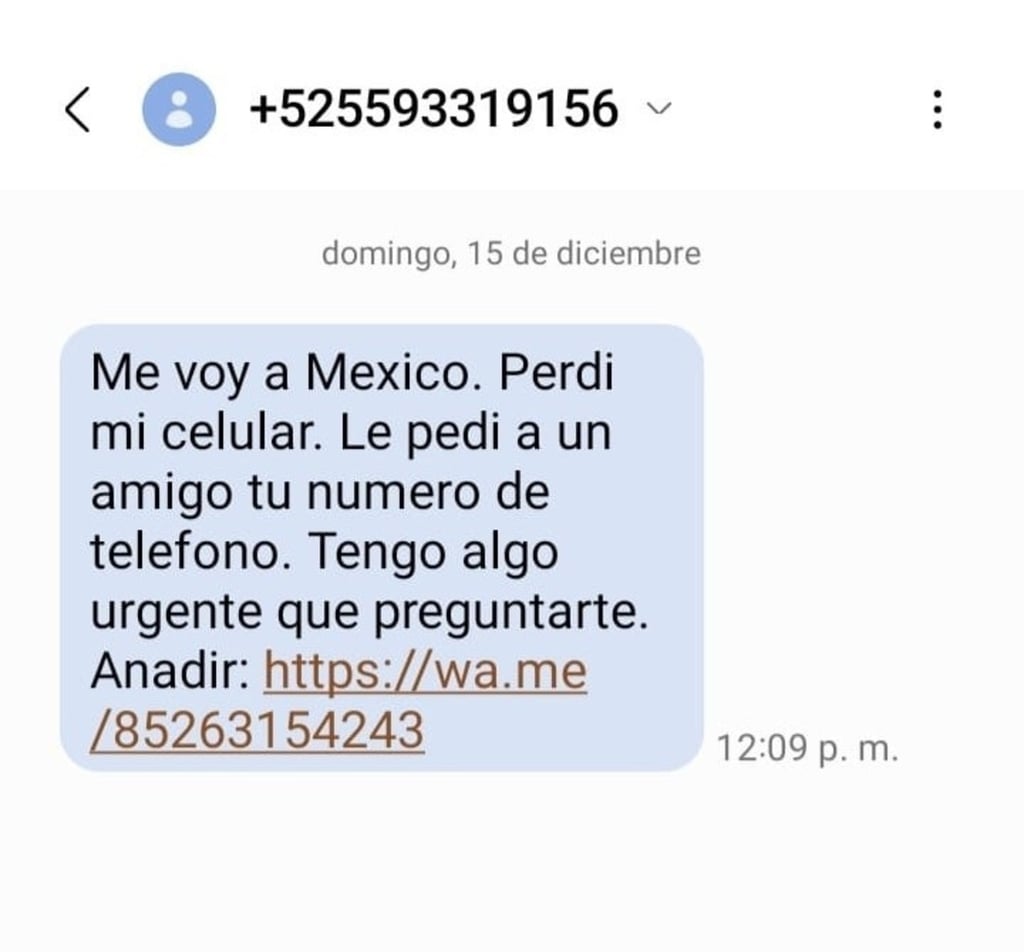 Ayuda.  Hay personas que se han acercado a las autoridades correspondientes para denunciar sus casos, pero lo principal es estar atentos y no caer en las extorsiones y ni estafas.