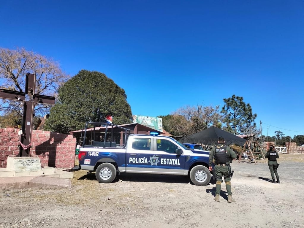 Policía Estatal refuerza la seguridad en los centros ecoturísticos de la sierra de Durango.