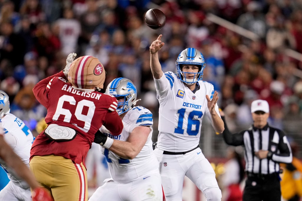 Récord. Los Lions (14-2) extendieran el récord de franquicia de victorias en una temporada al vencer a los 49ers (6-10) fuera de casa por primera vez desde 1975.