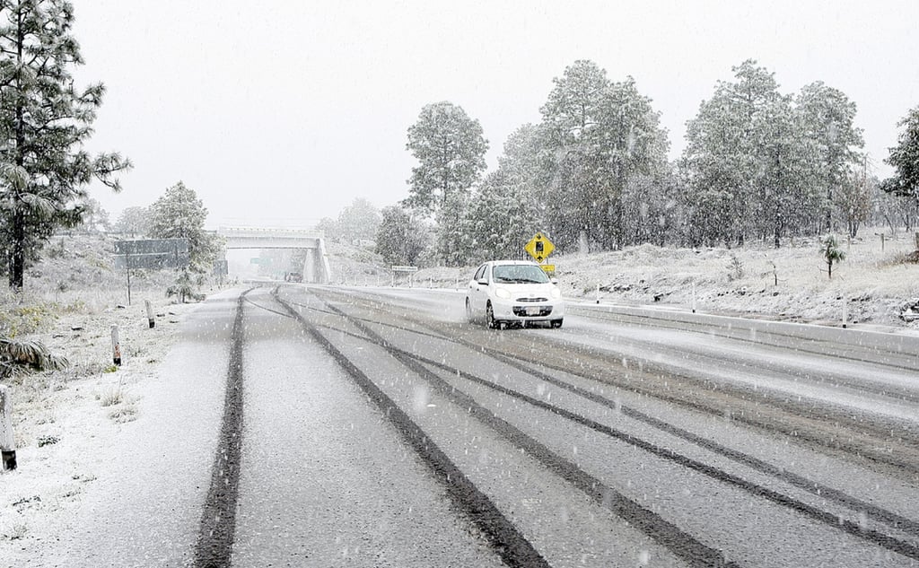 Continúa probabilidad de nevada en Durango; semana inició con temperaturas bajo cero