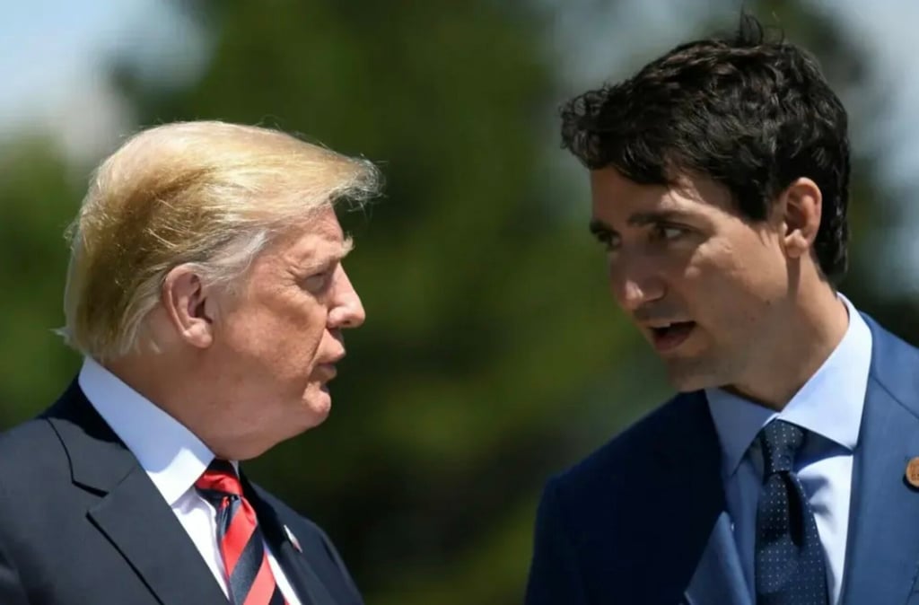 Donald Trump se adjudica renuncia de Justin Trudeau