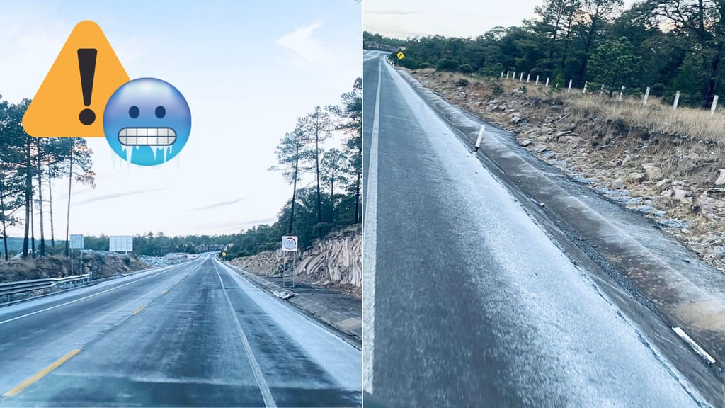 ¡Cuidado! Por tormenta invernal, 'se congelan' autopista y carretera libre Durango-Mazatlán