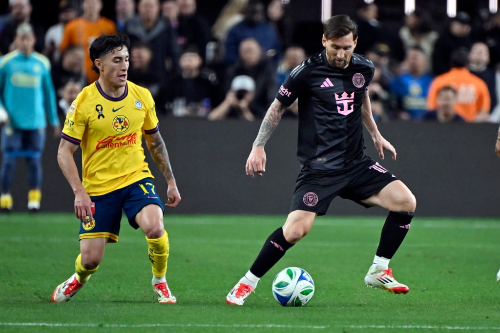 Igualada. América y Miami empataron durante los 90 minutos regulares del juego amistoso.