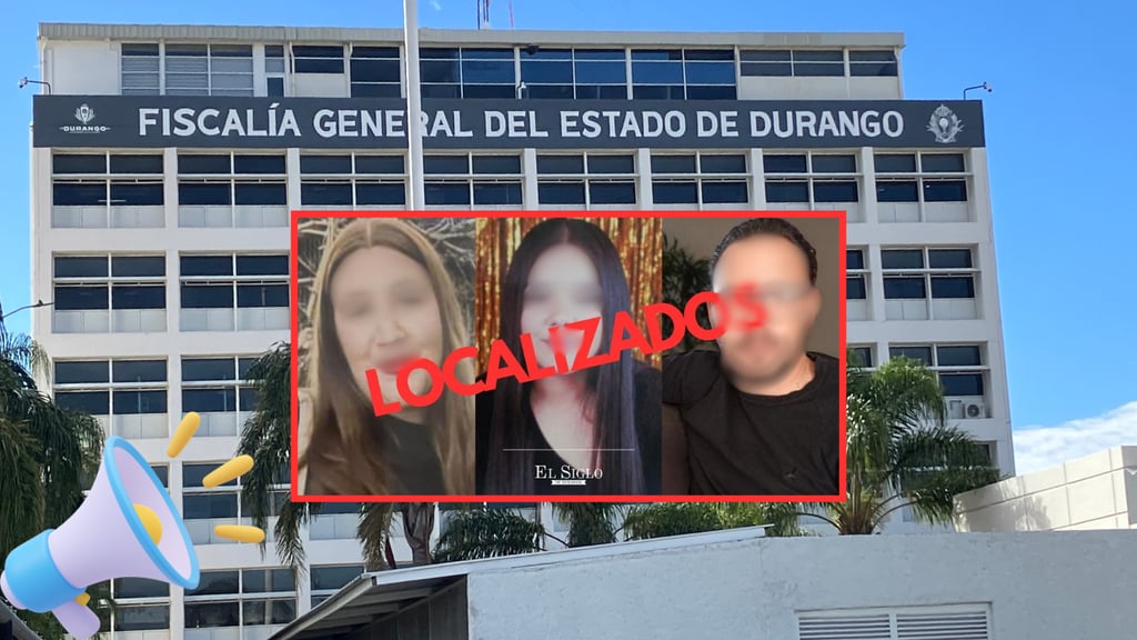 Desaparecidos en Durango: 90% resulta localizado, asegura FGE