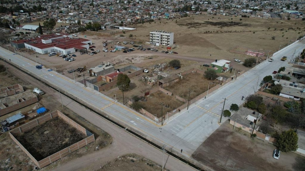 Recursos. Se invirtieron más de 25 millones de pesos en la pavimentación con concreto hidráulico.