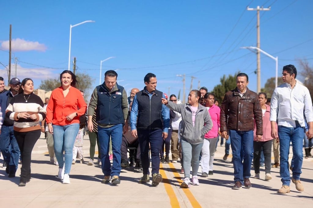 Cambio. La colonia Isabel Almanza avanza hacia el desarrollo con nuevas calles de pavimento hidráulico.