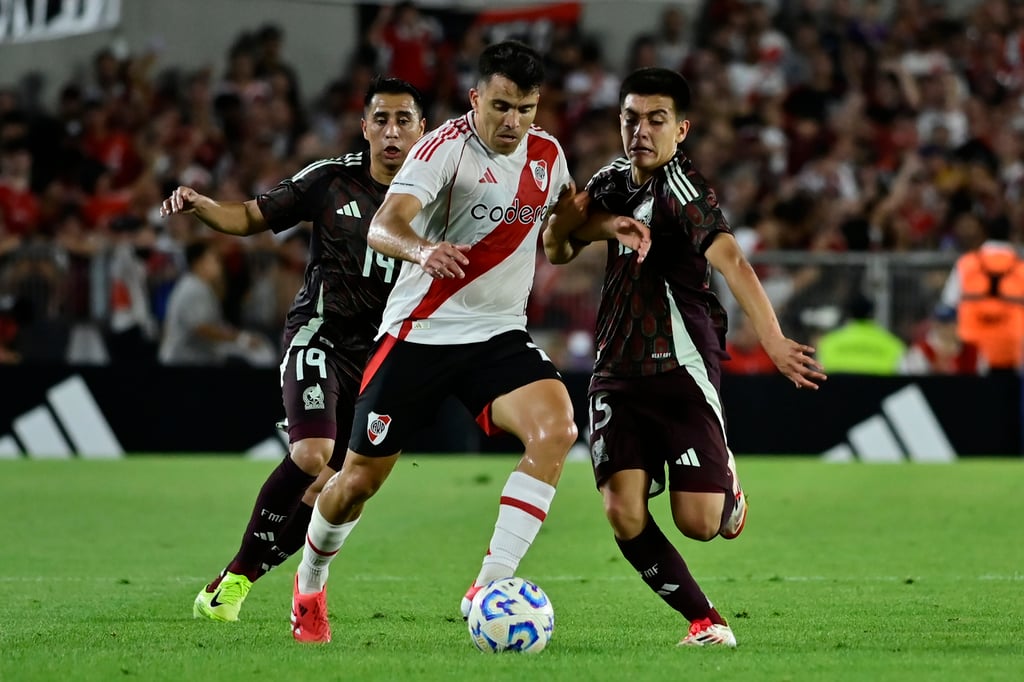 Superior. El River Plate de Argentina se vio muy superior a la Selección Mexicana en su duelo amisoso.