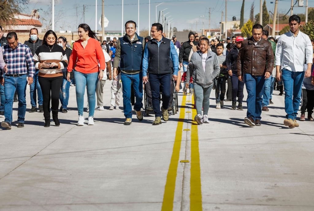 Cambio. Las mejoras son una realidad con las nuevas calles de pavimento hidráulico.