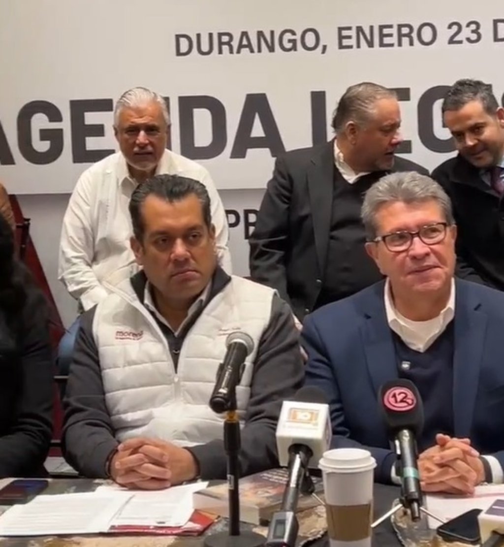 Visita. Ricardo Monreal estuvo en Durango y aquí se anunció el acuerdo legislativo federal para apoyar a la Presidenta de México contra los embates de Donald Trump y la posible deportación masiva.