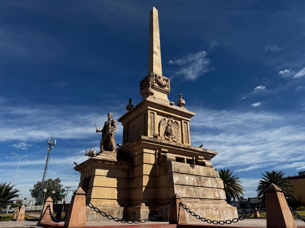 Ubicación. El altar se encuentra justo debajo del monumento a Guadalupe Victoria.