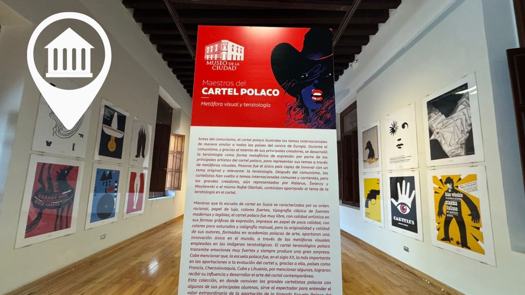 Invitan a visitar exposición de carteles polacos en el Museo de la Ciudad 450